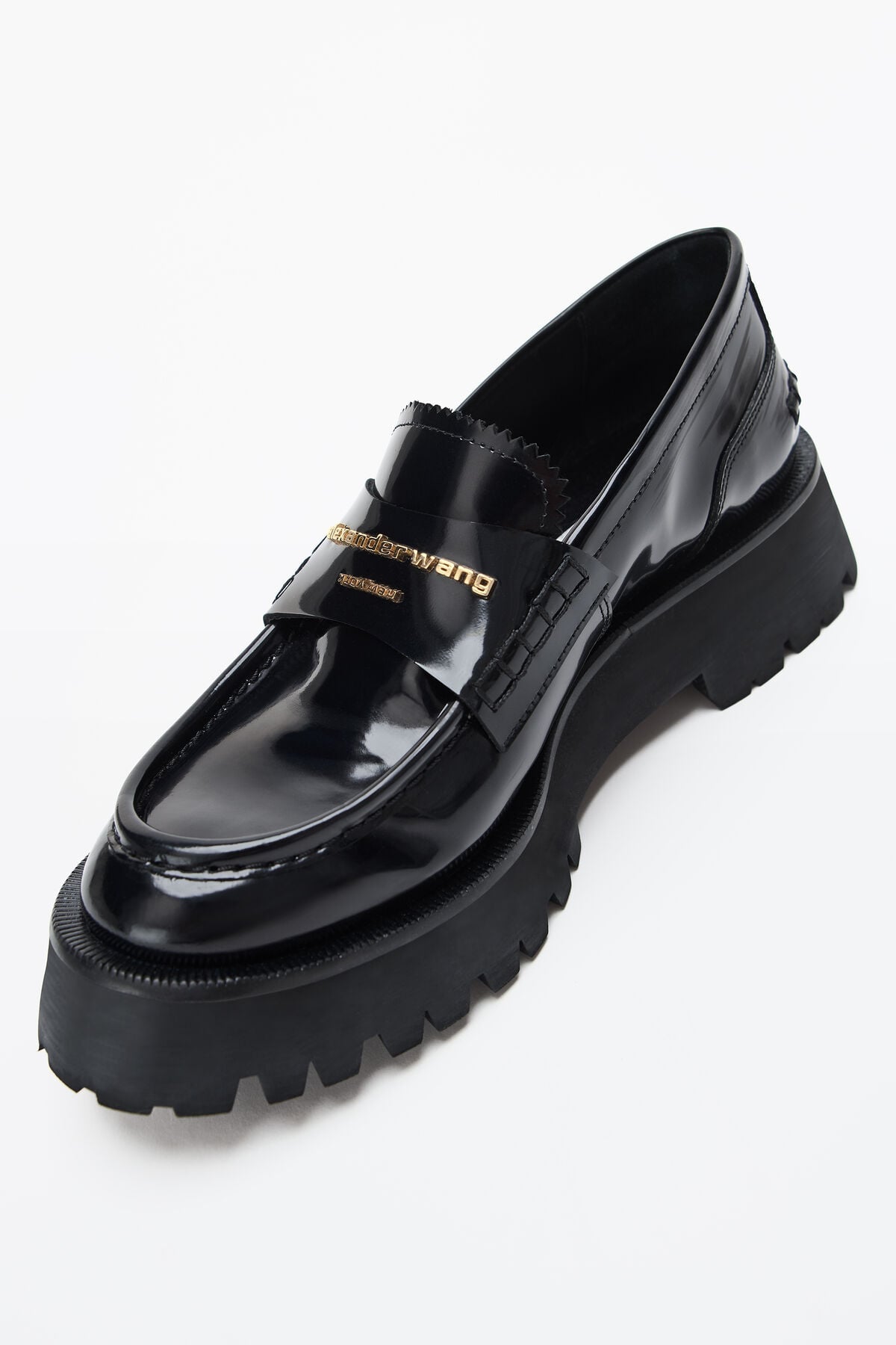 Alexander Wang
Carter 45mm mid-heel leather loafers - 38