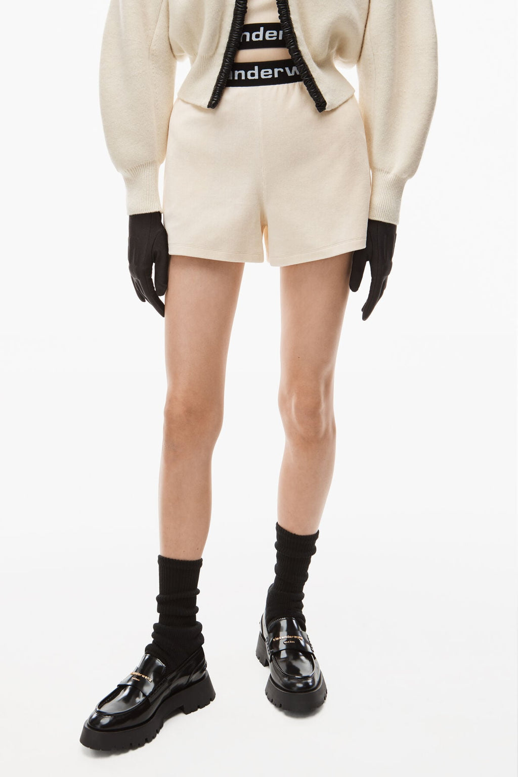 Alexander Wang
Carter 45mm mid-heel leather loafers - 38