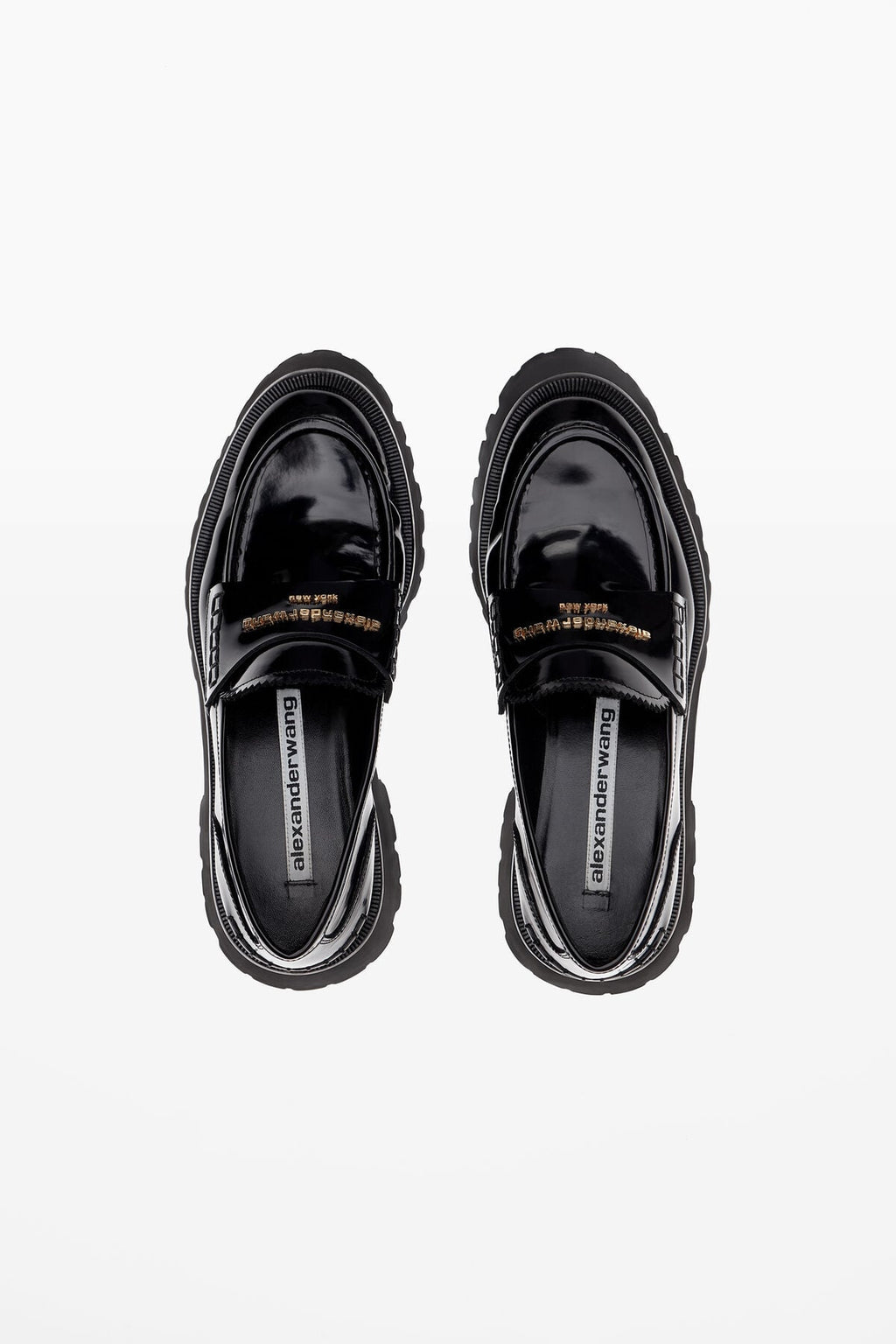 Alexander Wang
Carter 45mm mid-heel leather loafers - 38