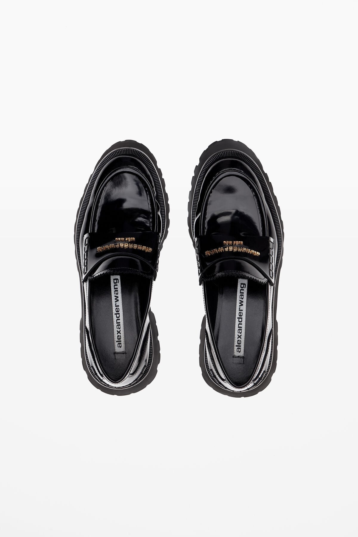 Alexander Wang
Carter 45mm mid-heel leather loafers - 38